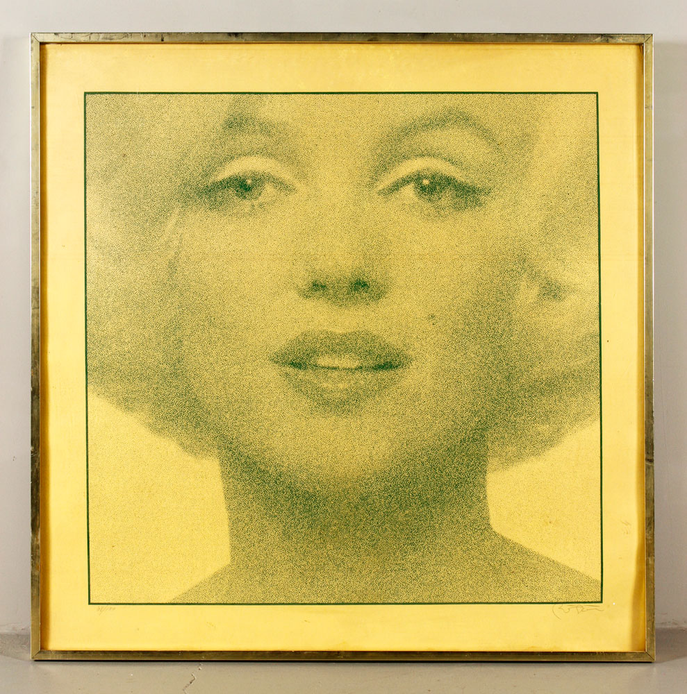 Appraisal: A - Stern Marilyn Monroe Silkscreen Bert Stern Marilyn Monroe