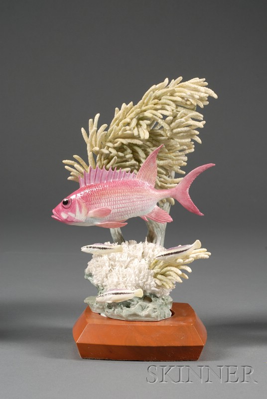 Appraisal: Royal Worcester Porcelain Model of a Fish th century depicting