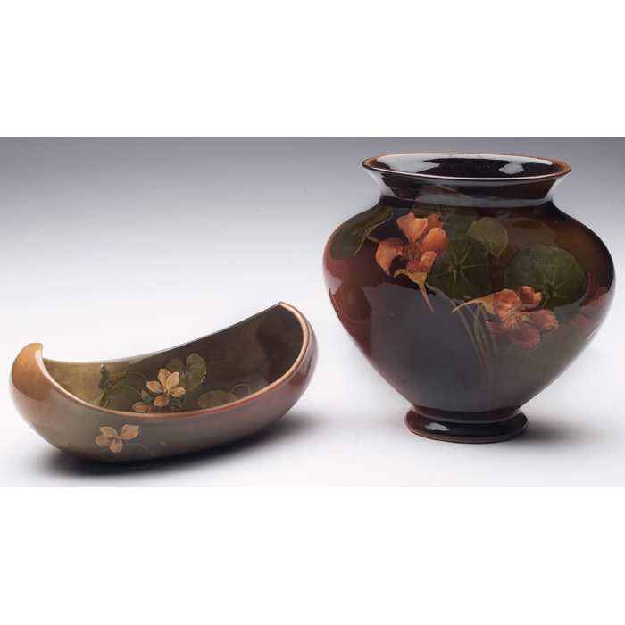 Appraisal: Rookwood bowl painted by Emma Fortmeyer in D ''w x