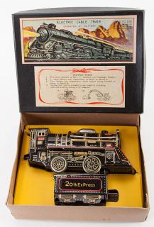 Appraisal: Battery-Operated Electric Cable Train in Box Japan T N ca