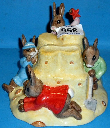 Appraisal: Royal Doulton Bunnykins Money Box Sandcastle DB limited edition boxed