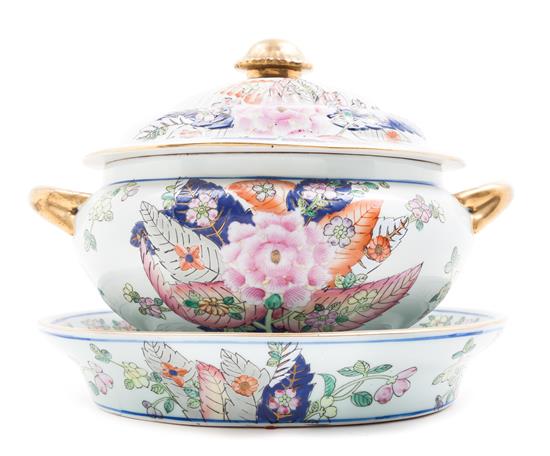 Appraisal: Sale Lot A Chinese Porcelain Tureen and Tray late th