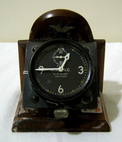 Appraisal: Waltham US army clock