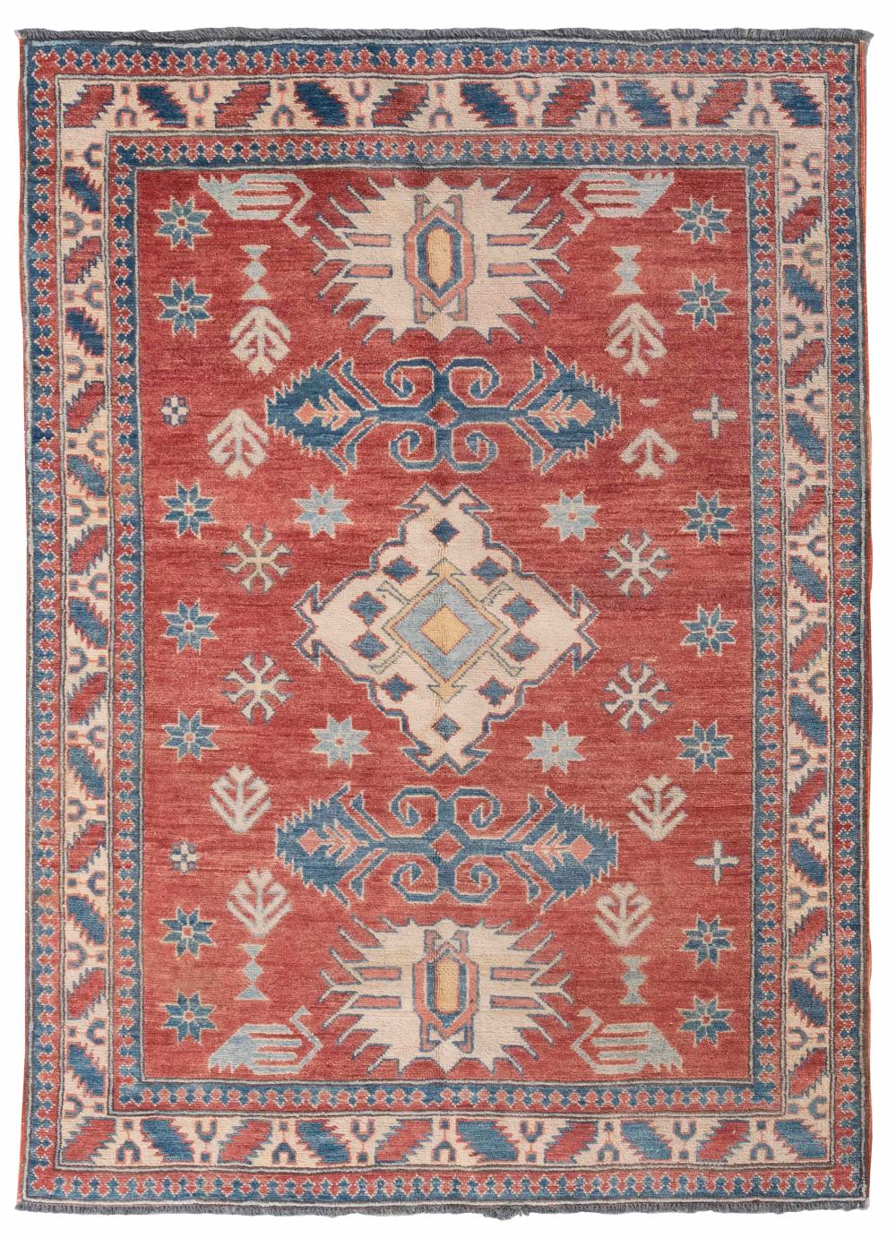 Appraisal: KAZAK RUG X LATE TH CENTURYKAZAK RUG ' X '