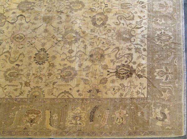 Appraisal: A Turkish carpet size approximately ft in x ft in