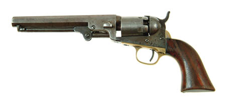 Appraisal: CIVIL WAR INSCRIBED COLT MODEL POCKET REVOLVER Cal SN Possibly