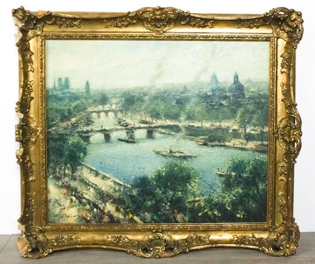 Appraisal: Ludolf Liberts Oil on Board Ludolf Liberts Latvian American -