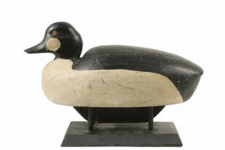 Appraisal: DUCK DECOY ON STAND Common Goldeneye Working Decoy unsigned ca