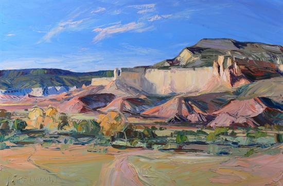 Appraisal: LOUISA MCELWAIN American b GHOST RANCH LATE AFTERNOON signed lower