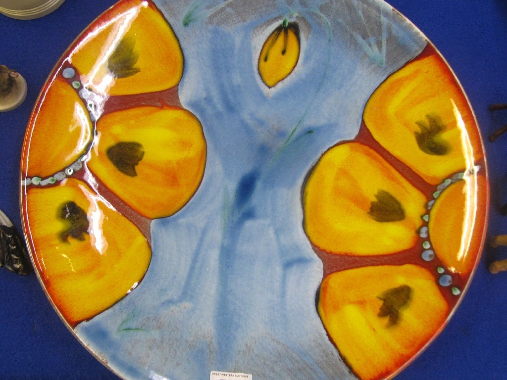 Appraisal: Large modern Poole pottery charger