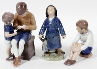 Appraisal: ROYAL COPENHAGEN BING GRONDAHL FIGURES ROYAL COPENHAGEN BING GRONDAHL PORCELAIN