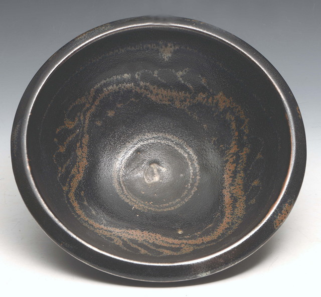 Appraisal: Attributed to Bernard Leach British - Bowl with tenmoku glazepossibly