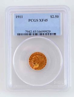 Appraisal: Gold Indian Coin XF PCGS