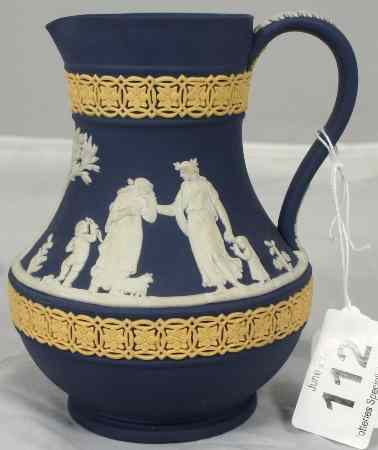 Appraisal: Wedgwood Tricolour Jug height cm