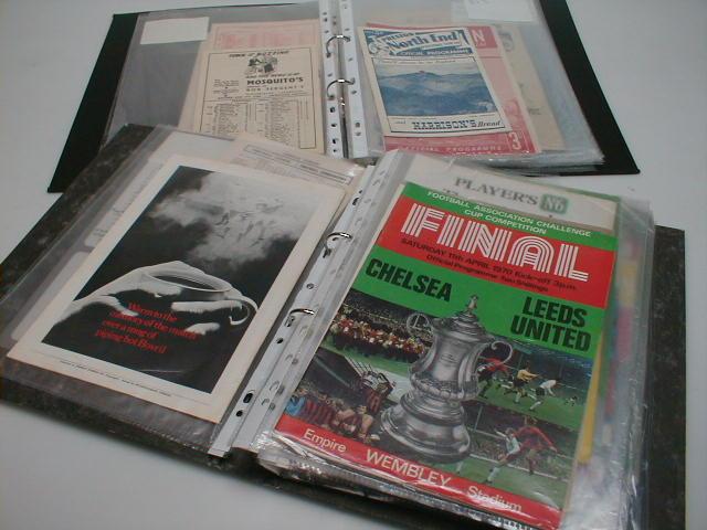 Appraisal: Various football programmes including FA Cup Finals - various s