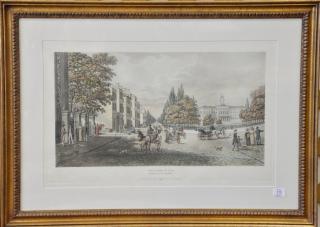 Appraisal: Louis Augier New-York in Broadway and the City Hall engraved