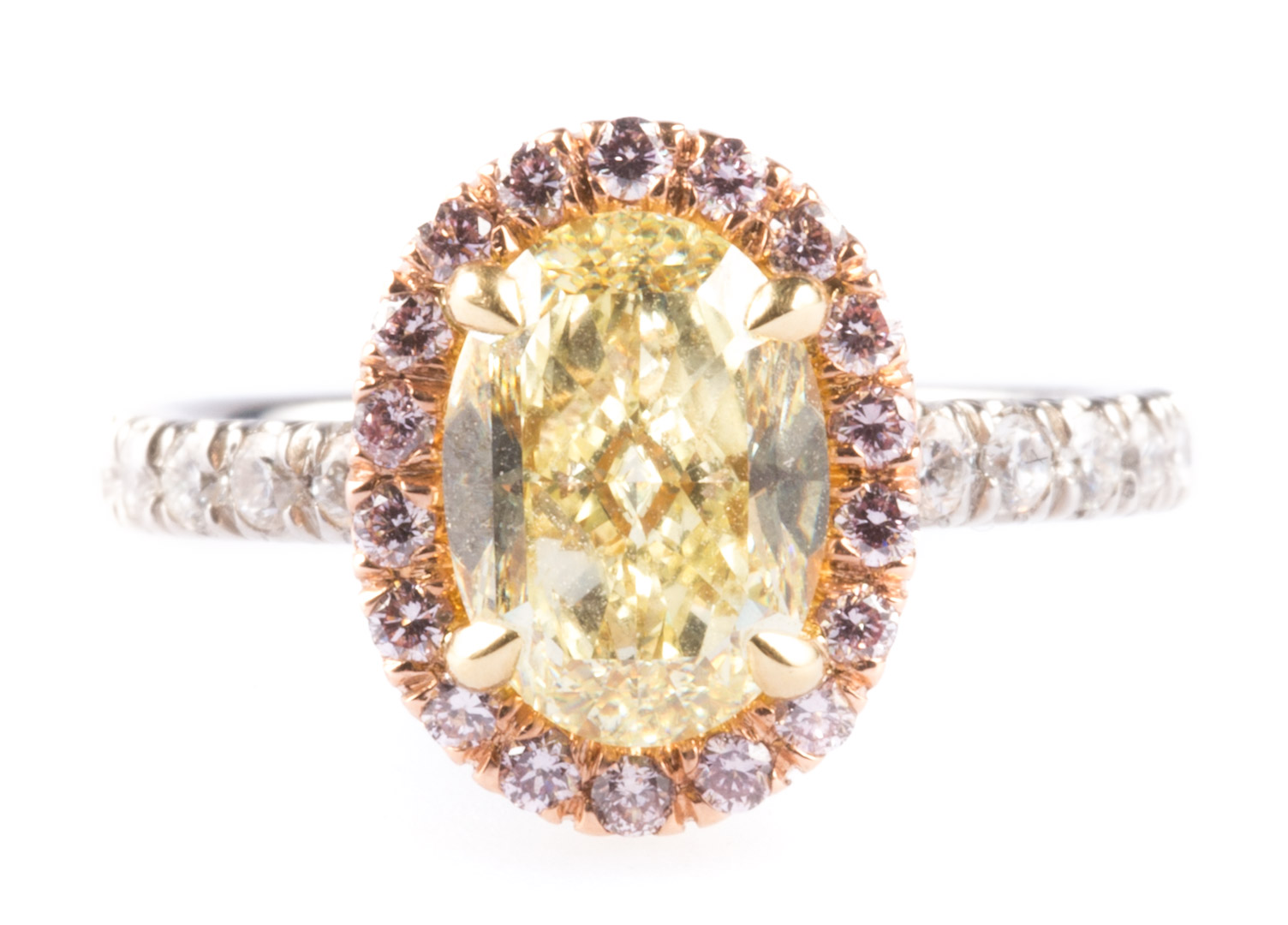 Appraisal: A Natural Yellow Diamond Ring a Lady's VVS carat natural