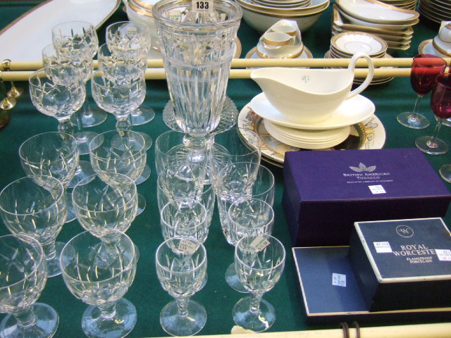 Appraisal: A quantity of ceramics and glass including a part suite