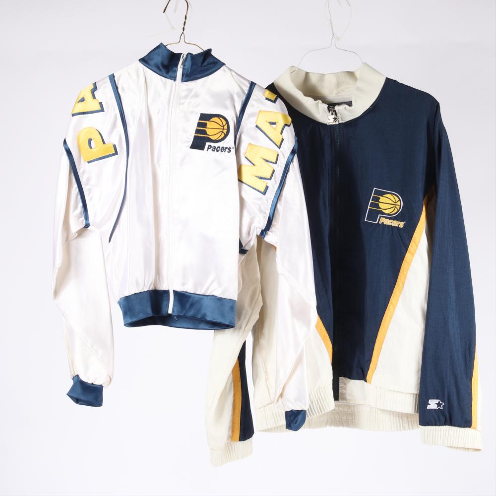 Appraisal: - 'S INDIANA PACERS PACE MATES SIDELINE WORN JACKETS -