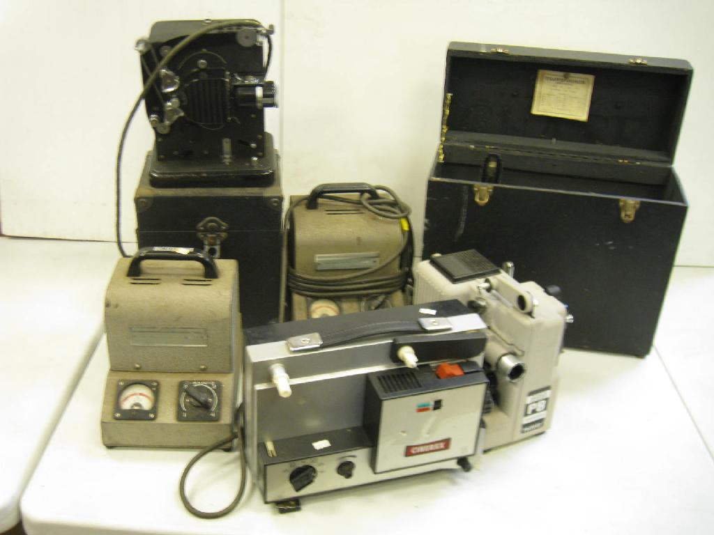 Appraisal: A Eumig Projector three other Projectors and two single phase