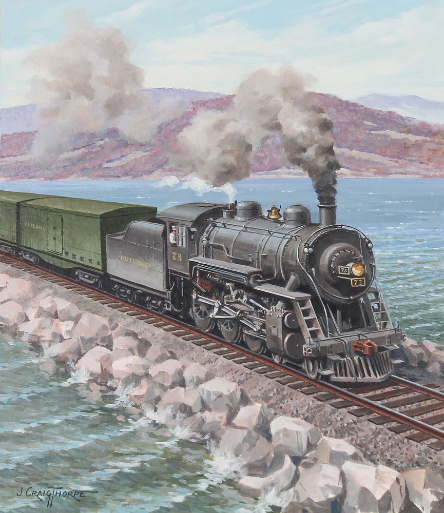 Appraisal: J Craig Thorpe B Vermont Locomotive J Craig Thorpe American