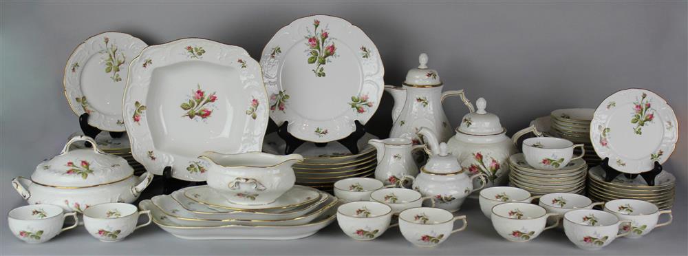 Appraisal: ROSENTHAL 'CLASSIC ROSE' PATTERN PART DINNER SERVICE green printed marks