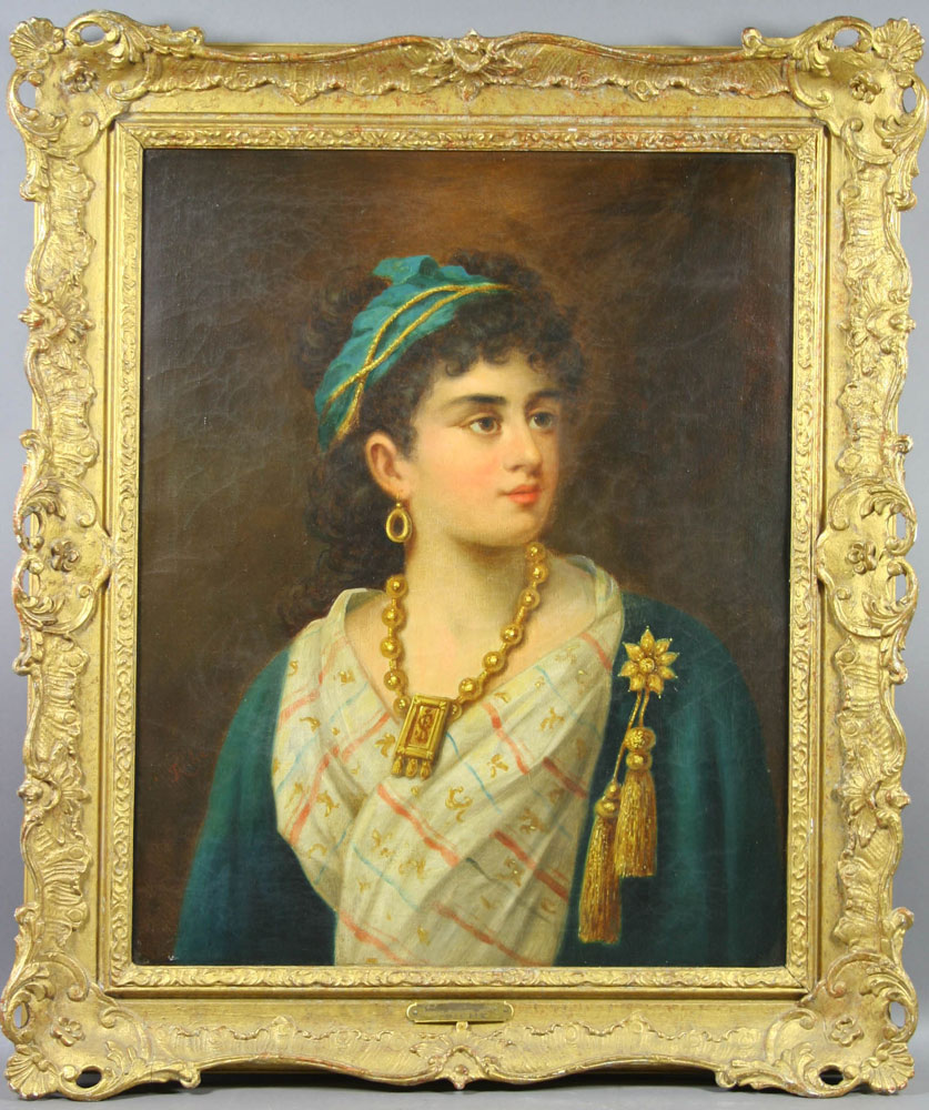 Appraisal: - Orientalist Young Girl o c th C th Century