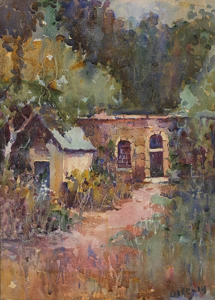 Appraisal: Selden Connor Gile American - Path to a house Monterey