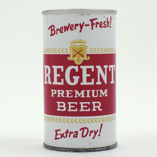 Appraisal: Regent Beer Zip Top - Reference USBC - Brewery Century