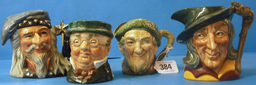 Appraisal: Royal Doulton small Character Jugs Auld Mac D The Wizard