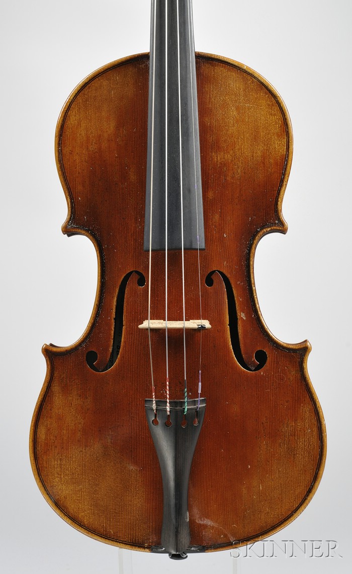 Appraisal: Child's Modern Violin labeled JAY HAIDE length of back mm