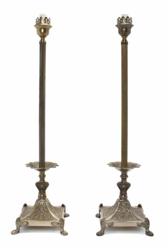 Appraisal: A Near Pair of Frederick Cooper Table Lamps having a