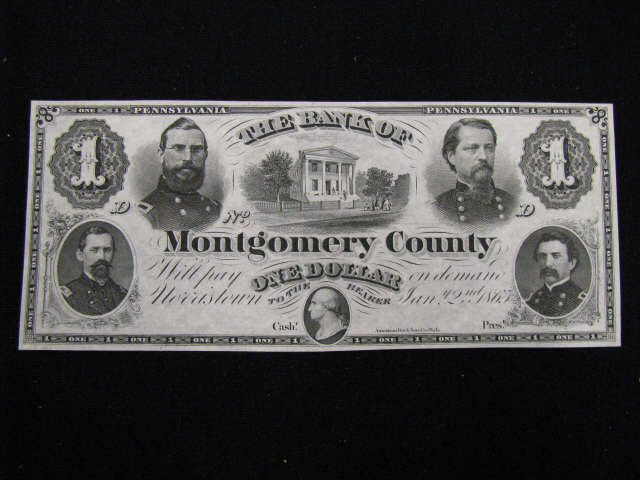 Appraisal: Morristown Pennsylvania Note uncirculated unissued