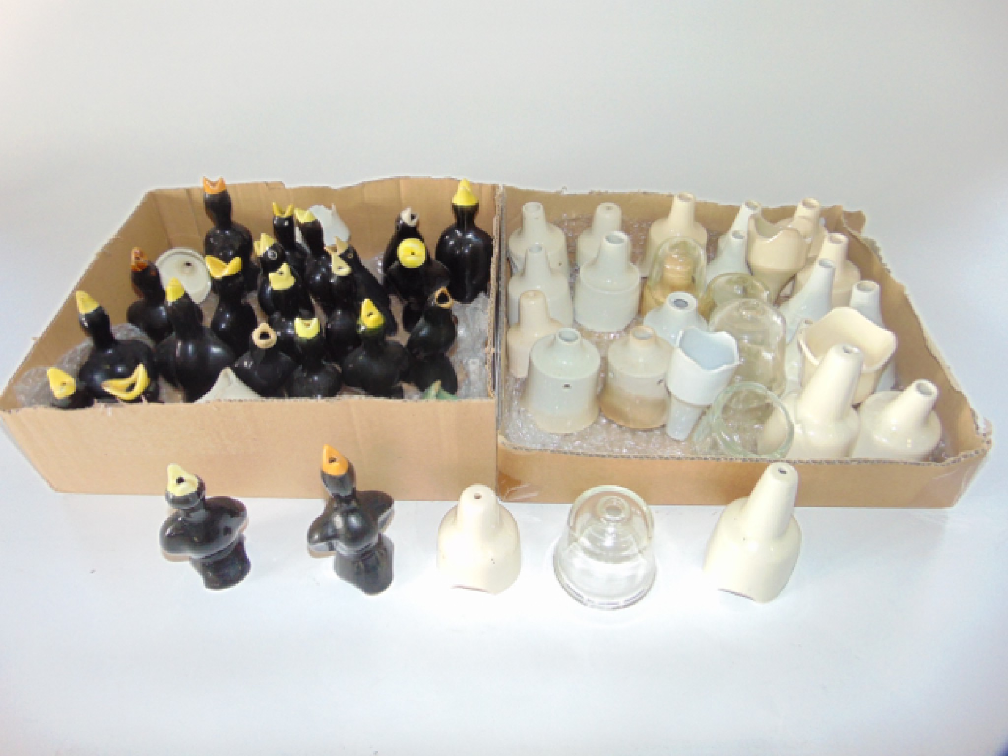 Appraisal: A quantity of pie funnels modelled as Blackbirds together with