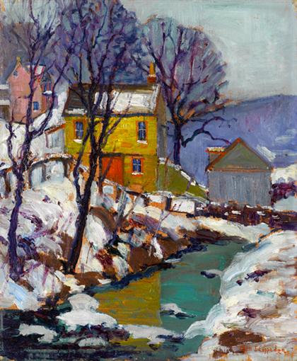 Appraisal: FERN ISABEL COPPEDGE american - 'THE PAUNNACUSSING CREEK AT CARVERSVILLE'