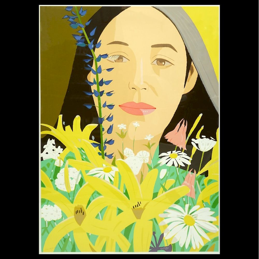 Appraisal: Alex Katz Screenprint Alex Katz American b Screenprint in colors