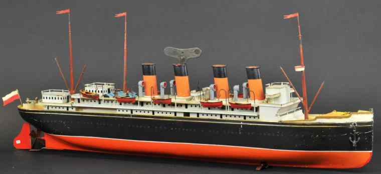 Appraisal: BING OCEAN LINER Germany c this Series II vessel has