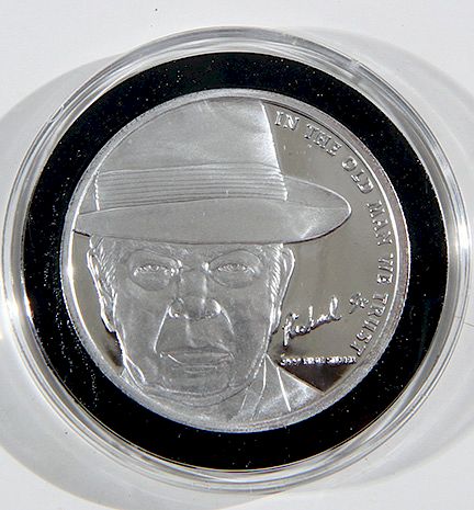 Appraisal: Pawn Stars Silver Round A silver round with Richard Sr