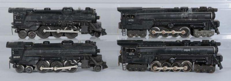 Appraisal: Lot of Lionel O-Gauge Steam Locomotives Description Post-war Includes locomotive