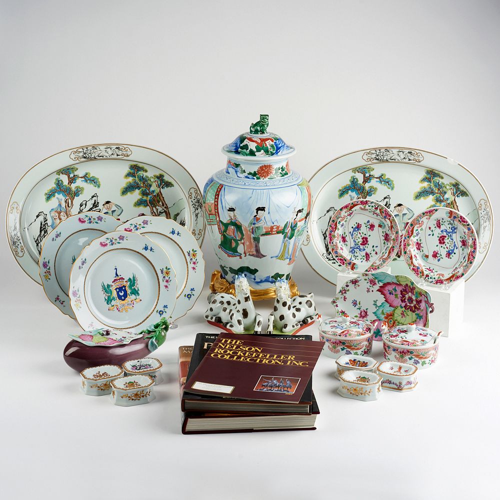 Appraisal: Grp Mottahedeh Rockefeller Chinese Export Porcelain Mottahedeh Company New York