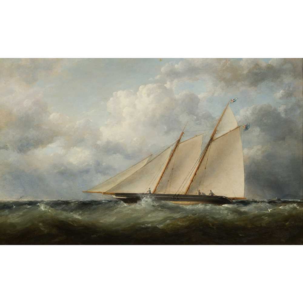 Appraisal: MATTHEW KENDRICK R H A IRISH - A SCHOONER RIGGED