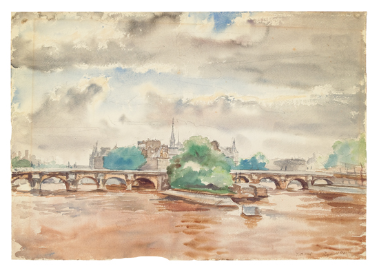 Appraisal: REGINALD MARSH The Pont Neuf and le de la Cit