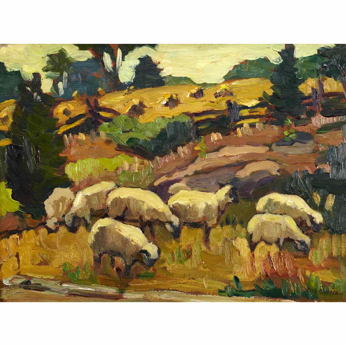 Appraisal: KATHLEEN MOIR MORRIS A R C A SHEEP GRAZING MARSHALL