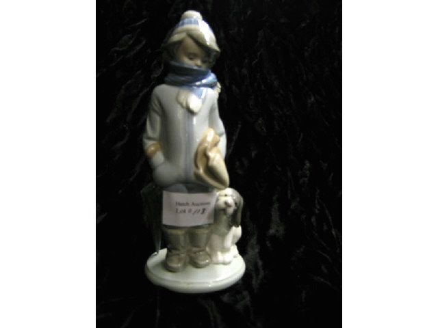 Appraisal: Lladro Porcelain Figurine Winter