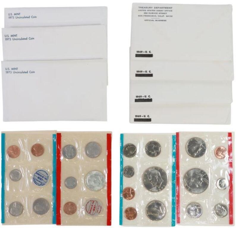 Appraisal: lot of Uncirculated Mint sets in original sealed Mint packaging