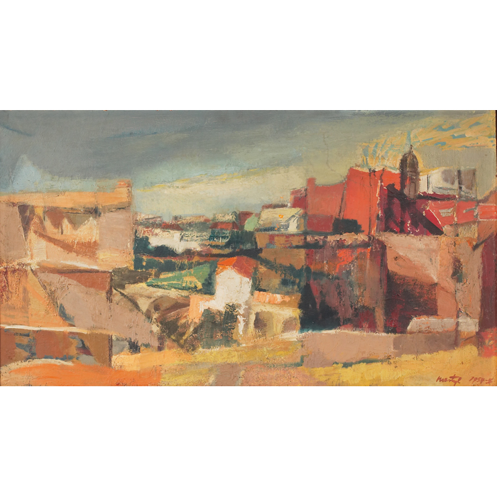 Appraisal: Suzanne Schweig Langsdorf Martyl American b ''Spanish Landscape '' -