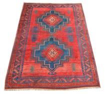 Appraisal: An Antique Kazak Kazak has lovely red field overall with