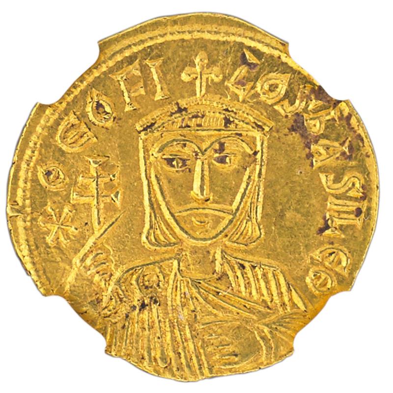 Appraisal: ANCIENT BYZANTINE THEOPHILUS AV SOLIDUS COIN Condition Report