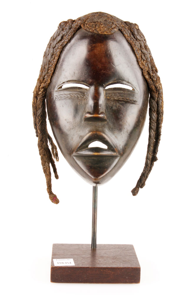 Appraisal: - Dan Tribe Mask Liberia Dan tribe mask Liberia carved