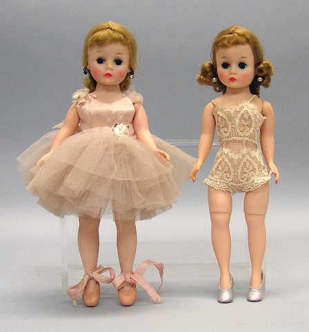 Appraisal: Madame Alexander Pair of - HP Cissette dolls Basic doll